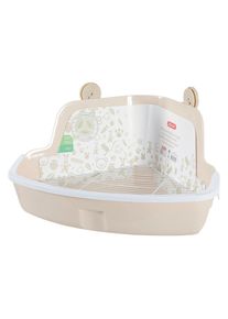 Zolux rohová toaleta pro malá zvířata vel. L: 33x42x 20,5cm malá zvířata