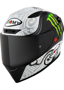 Suomy Track1 Pecco Bagnaia Winter Monster Replica 2023, full fac , color: White/Grey/Black/Green , size: XXL