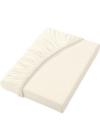 Biberna unisex Natahovací prostěradlo ecru ,velikost 1 kus 90x190 – 100x200 cm