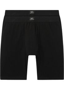 Dlouh&eacute; přil&eacute;hav&eacute; boxerky s bavlnou (2 ks v balen&iacute;) | Čern&aacute; | Vel. 7 (XL) | bonprix