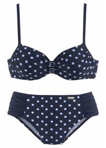 Lascana Ženy Bikiny n&aacute;mořnick&aacute; modř / světlemodr&aacute; 36