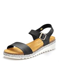 Lascana Ženy Sand&aacute;ly antracitov&aacute; 38