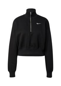 Nike Sportswear Ženy Sportovní mikina černá / bílá L