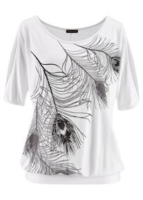 Lascana Ženy Tričko b&iacute;l&aacute; XS