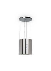 Klarstein Barett, digestoř, 35 cm, ostrůvková, 560 m³/h, LED, filtr s aktivním uhlím, nerezová ocel