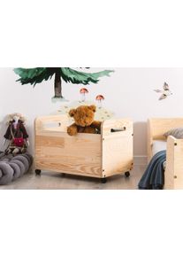 Dřevěná truhla na hračky BOX
