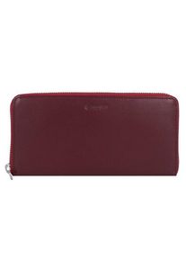 Esquire Viktoria Geldbörse RFID Leder 19 cm rot
