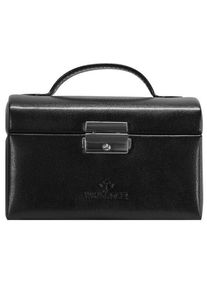 Windrose Merino Schmuckkoffer 15 cm schwarz