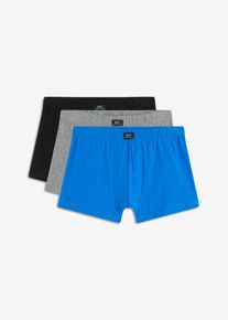 Přil&eacute;hav&eacute; boxerky s organickou bavlnou (3 ks v balen&iacute;) | Čern&aacute; | Vel. 5 (M) | bonprix
