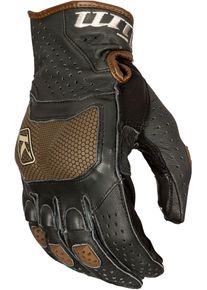 Klim Badlands Aero Pro, gloves short , color: Dark Green/Brown , size: 3XL