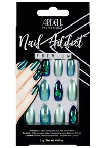 Ardell Nehty Nail Addict - Green Glitter Chrome