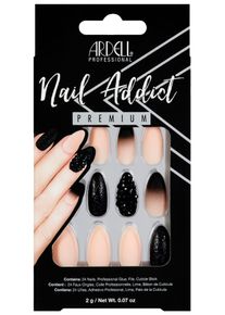 Ardell Nehty Nail Addict - Black Stud & Pink Ombre