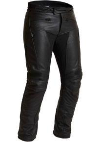 Halvarssons Oxberg, leather pants waterproof women , color: Black , size: 22