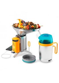 BioLite CampStove Complete Cook Kit Solid fuel stoves stainless steel /orange