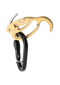 AustriAlpin Gold Fish Autotube Set HMS Rondo Selfie Belay device gold