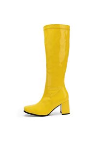 maskworld Retro Boots Stretch Vinyl yellow