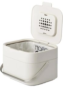 Joseph Joseph Stack Bioabfallbehälter mit Geruchsfilter, 4L, stone