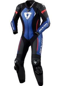 Revit Xena 4, leather suit 1pcs. perforated women , color: White/Neon-Red/Black , size: 38