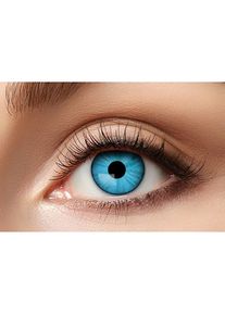 maskworld Blaue Engel Halloween Kontaktlinsen &ndash; vegan