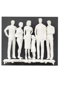 Modellfiguren 1:25 stehend, weiß Hermoli 02.70111 - 30er