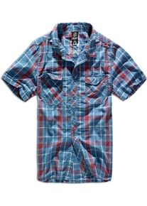 Brandit Roadstar, shirt shortsleeve , color: Red/Blue , size: M