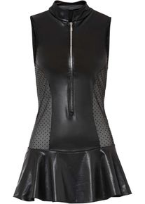 Šaty ve vzhledu Wet | Černá | Vel. 40/42 (M) | bonprix