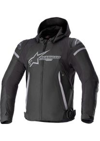 Alpinestars Zaca, textile jacket waterproof , color: Black/Dark Grey , size: M