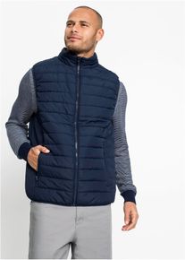 Prošívaná vesta | Modrá | Vel. 58 | bonprix