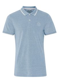 Blend Muži Tričko 'NATE' modrá / bílá XXL