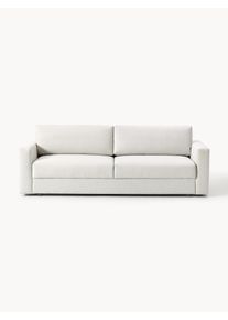Rozkládací pohovka s úložným prostorem Tasha (3místná) Šedá Látka Š 235 cm, H 100 cm | Westwing Collection