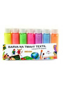 Artemiss Sada barev na tmavý textil - neon 7 x 20g KTTN720