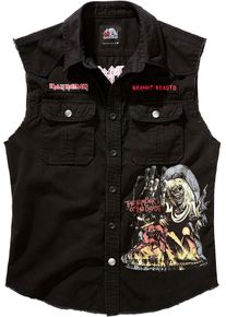 Brandit Iron Maiden Vintage NOTB, vest , color: Black/Red/Yellow , size: 3XL