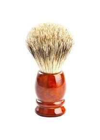 ERBE® ERBE Štětky na holení Štětka s jezevčími chlupy „silvertip“, lesklá kovová rukojeť stříbrná Příslušenství pro