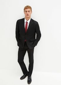 Oblek s kravatou (3dílná souprava) Regular Fit | Černá | Vel. 54 | bonprix