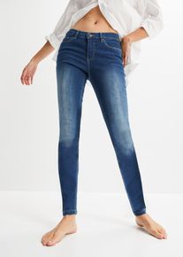 Strečov&eacute; Skinny dž&iacute;ny Mid Waist | Modr&aacute; | Vel. 36 | bonprix
