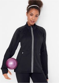 Termo funkčn&iacute; bunda s reflexn&iacute;m potiskem | Čern&aacute; | Vel. 52/54 (XXL) | bonprix