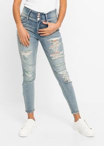 Strečov&eacute; Skinny dž&iacute;ny High Waist | Modr&aacute; | Vel. 36 | bonprix