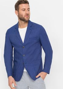 Sako z elastické bavlněné směsi Regular Fit | Modrá | Vel. 50 | bonprix