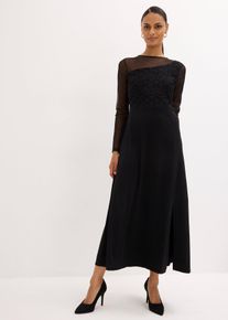 Večerní šaty s krajkou | Černá | Vel. 48/50 (XL) | bonprix