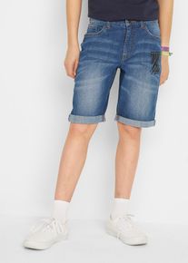 Strečové bermudy Slim Fit | Modrá | Vel. 134 | bonprix