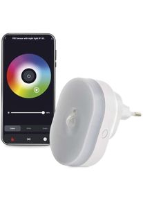 EMOS 1456000190 GoSmart PIR-Sensor (Bewegungssensor) mit Nachtlicht, WiFi