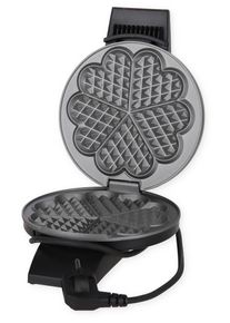 Cloer 1620 Waffelautomat, 930 W, Antihaftbeschichtung, stufenlos, schwarz