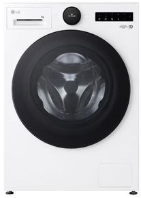 LG F4WX809YC 9kg Frontlader Waschmaschine, 60 cm breit, 1400 U/Min, AquaStop, ThinQ (WLAN), Kindersicherung, Steam, weiß