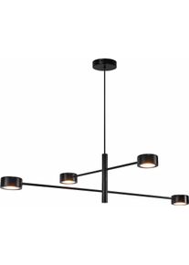 Nordlux Clyde Pendelleuchte, 16W, 350lm, 2700K, schwarz (2010803003)