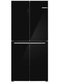 Bosch KMC85LBEA Serie 4 Stand Kühl-Gefrierkombination, 85,5 cm breit, 547 L, Full No Frost, Schnellkühlen, Schnellgefrieren, schwarz
