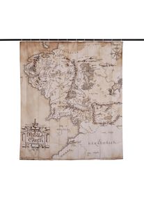 Der Herr Der Ringe - Mittelerde Karte Duschvorhang