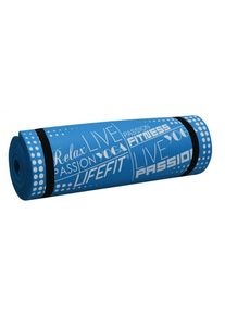 Lifefit Podložka YOGA MAT EXKLUZIV PLUS, 180x60x1.5cm, modrá