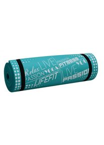 Lifefit Podložka YOGA MAT EXKLUZIV PLUS, 180x60x1.5cm, světle tyrkysová