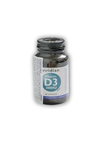 Viridian Vitamin D3 2000IU 60 kapslí