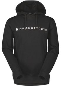 Scott No Shortcuts, hoodie , color: Black/White , size: XXL